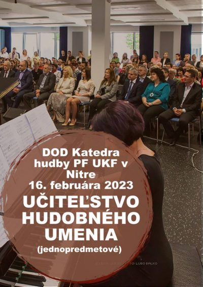 Učiteľstvo hudby