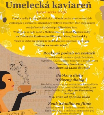 UMELECKÁ KAVIAREŇ – JARNÁ SÉRIA 2026