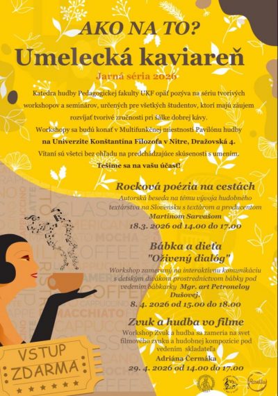 UMELECKÁ KAVIAREŇ – JARNÁ SÉRIA 2026